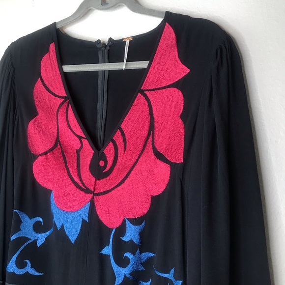 Free People Island Embroidered Romper with Tassels - Picture 4 of 10